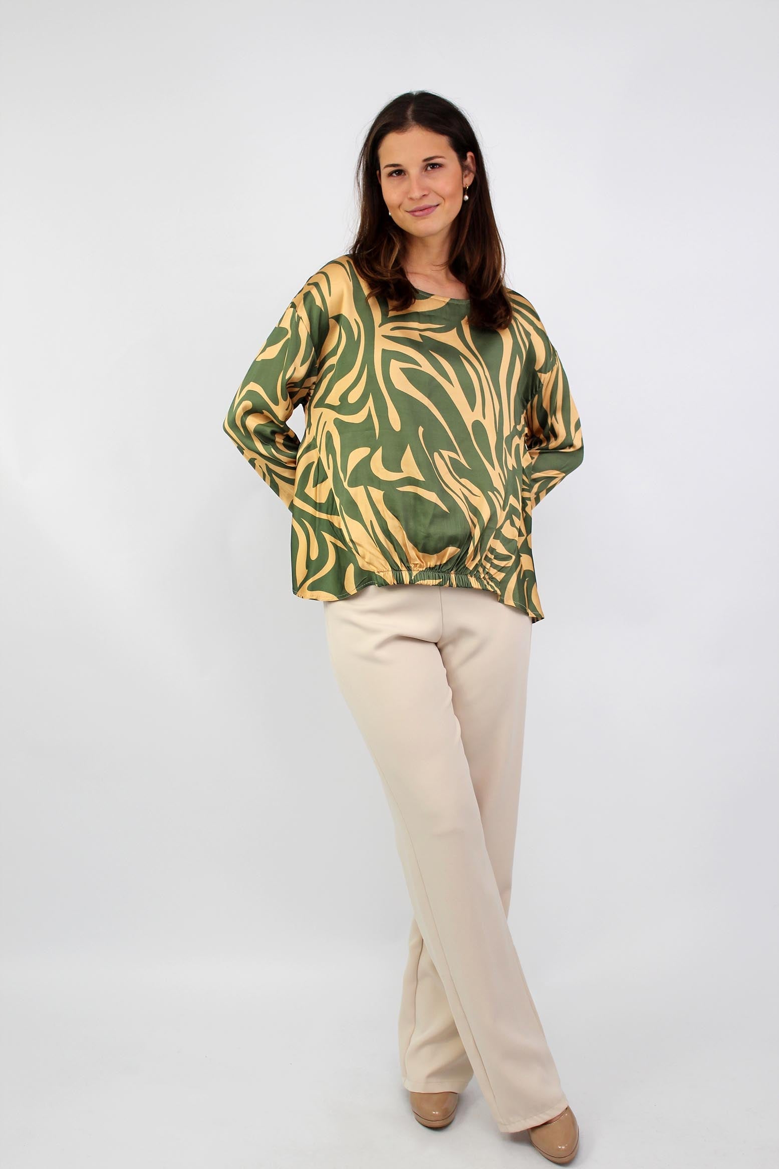 Bluse "Venedig" - Salbei