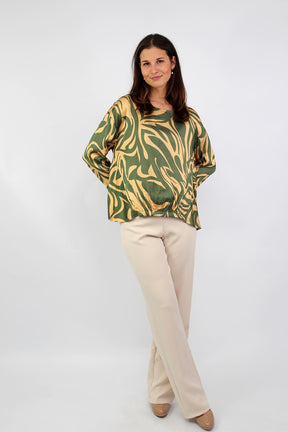 Bluse "Venedig" - Salbei