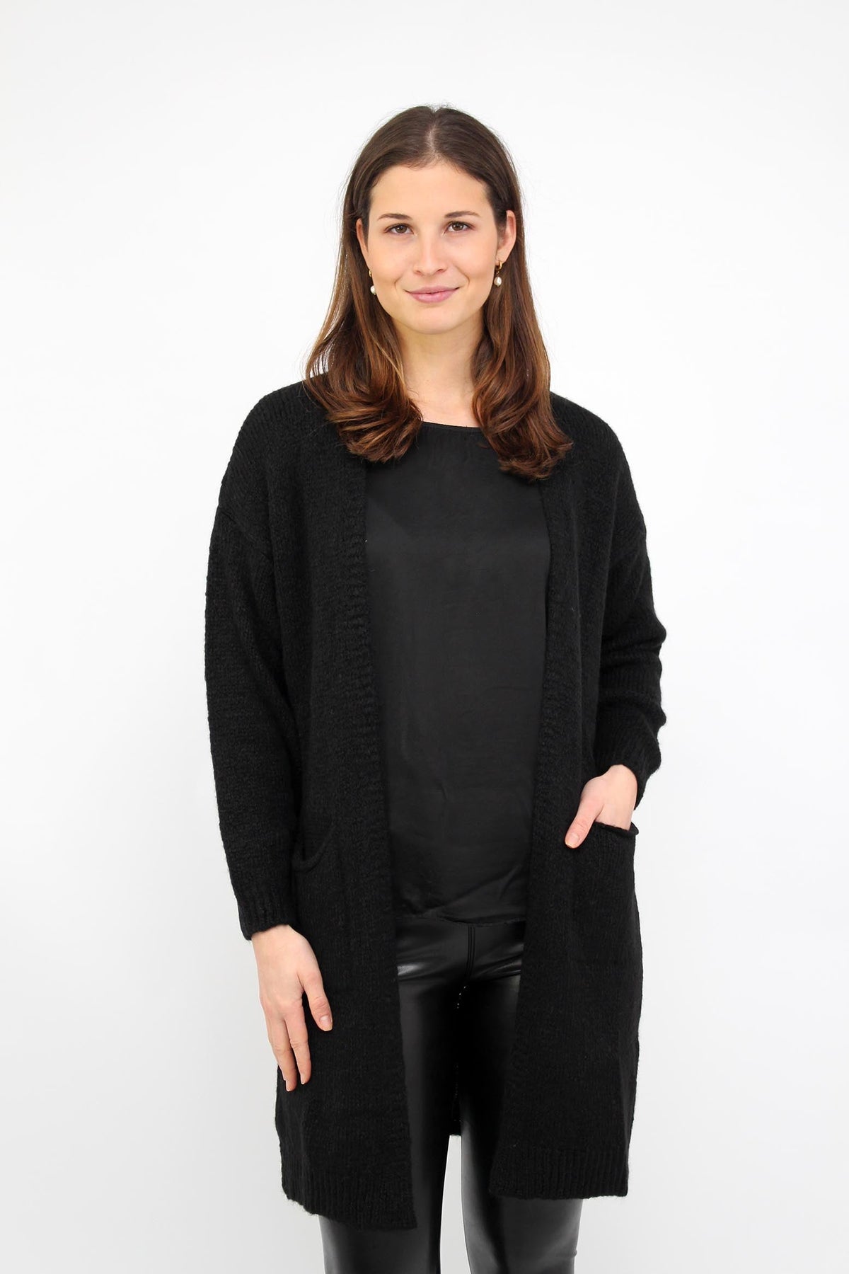 Strickjacke "Mailand" - Schwarz
