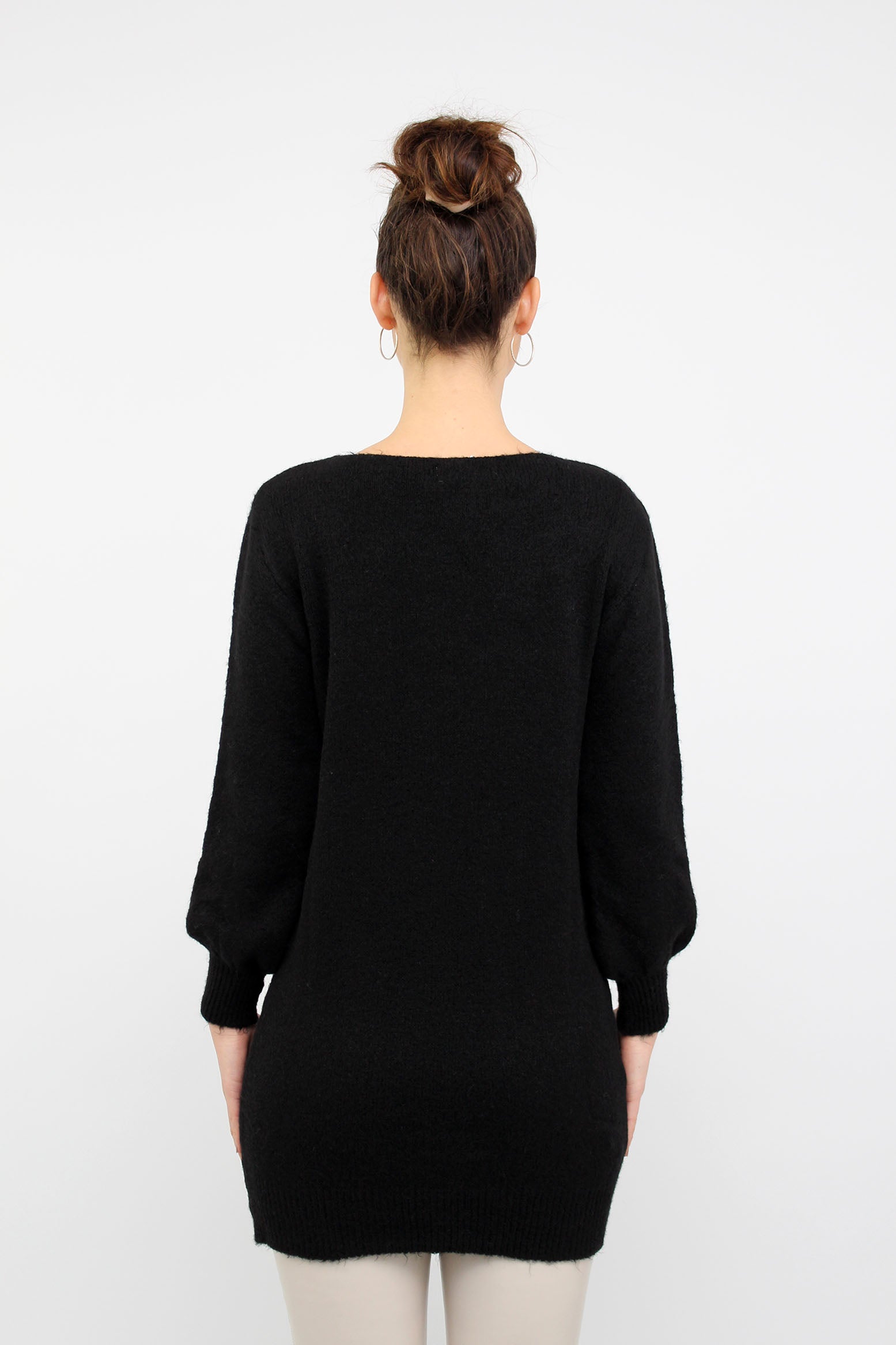 Strickkleid "Kingsly" - Schwarz