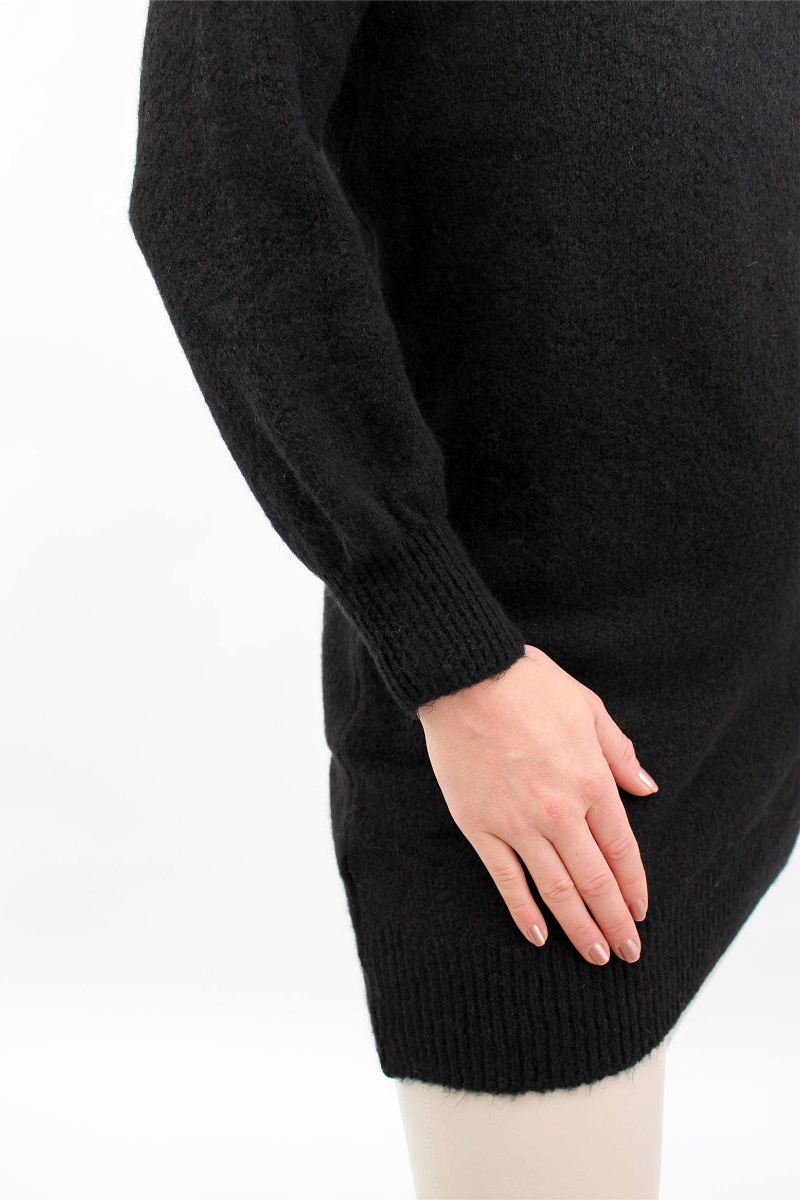 Strickkleid "Kingsly" - Schwarz