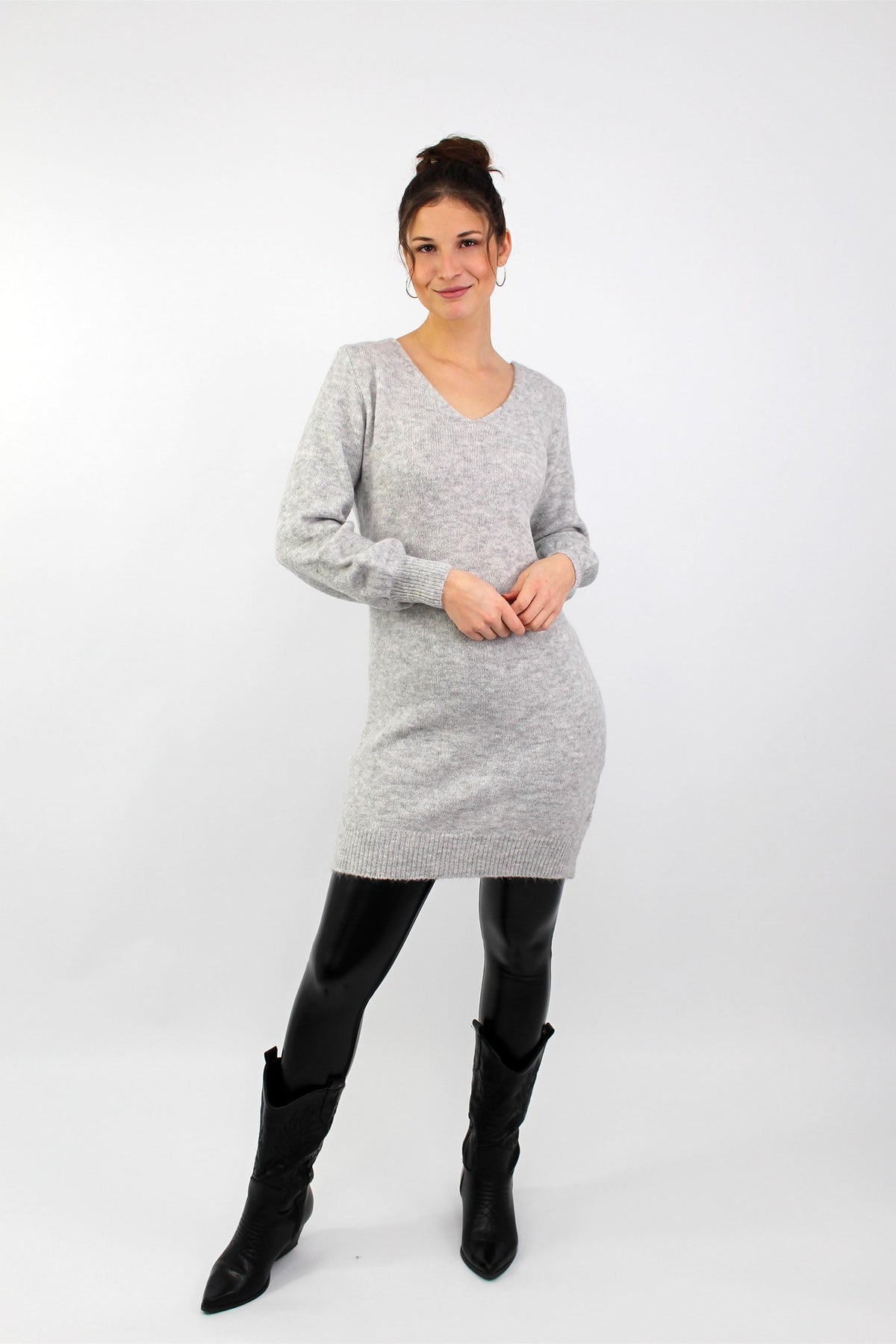 Strickkleid "Kingsly" - Grau