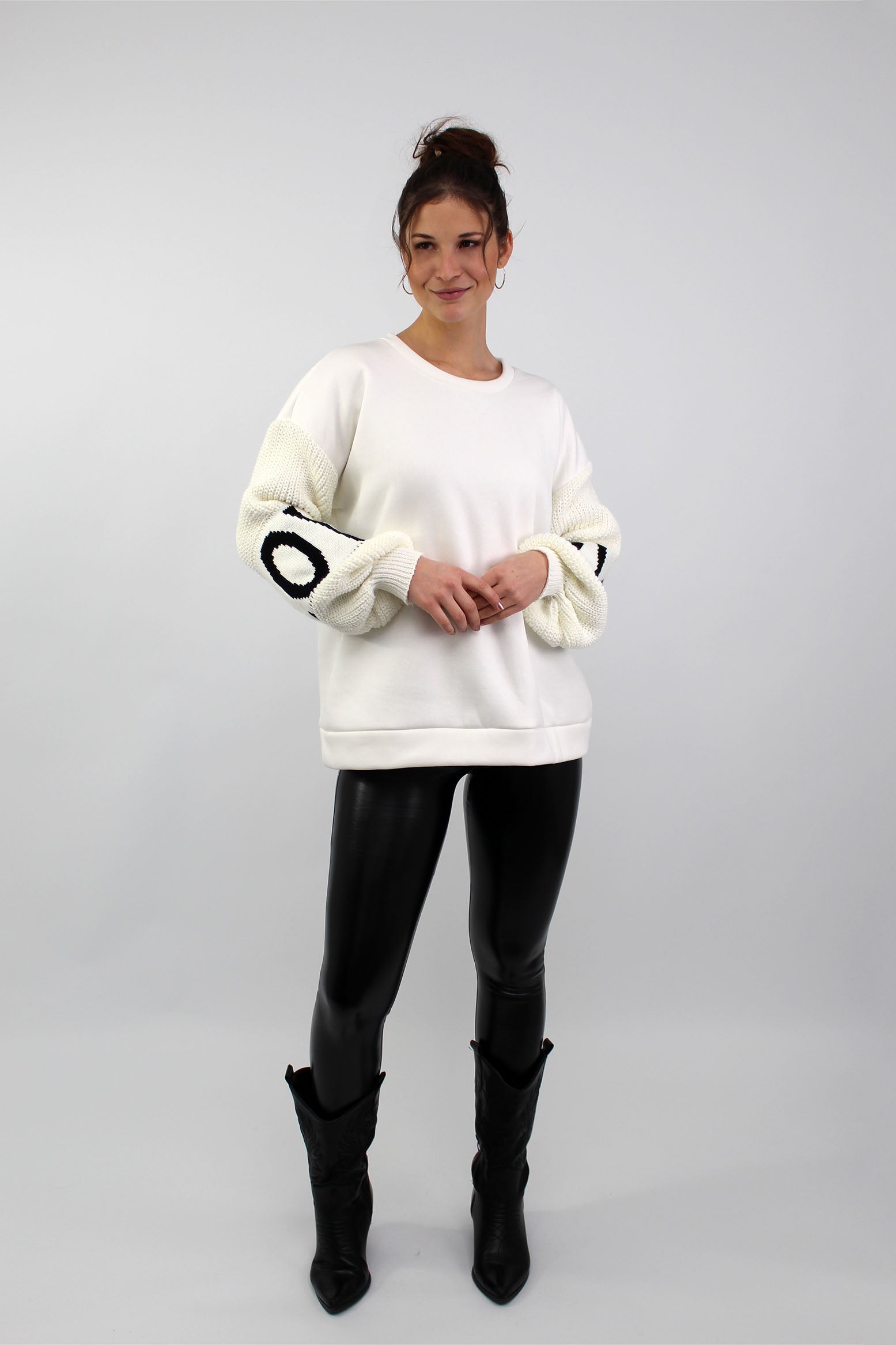 Pullover "Love" - Weiß
