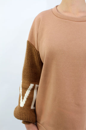 Pullover "Love" - Camel