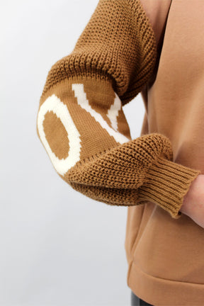 Pullover "Love" - Camel