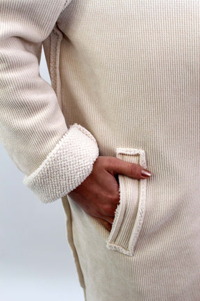 Mantel "Revers" - Creme
