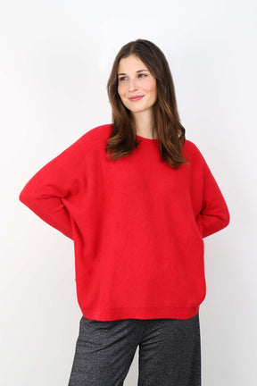 Pullover Oversize - Rot
