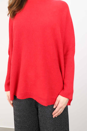 Pullover Oversize - Rot