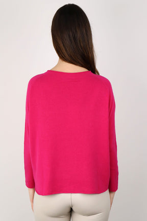 Pullover Rundhals - Pink