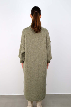 Strickkleid "Naht" - Salbei