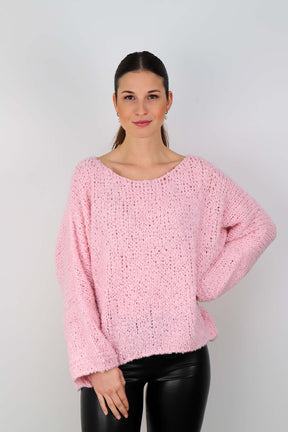 Pullover "Bouclee" - Rosa