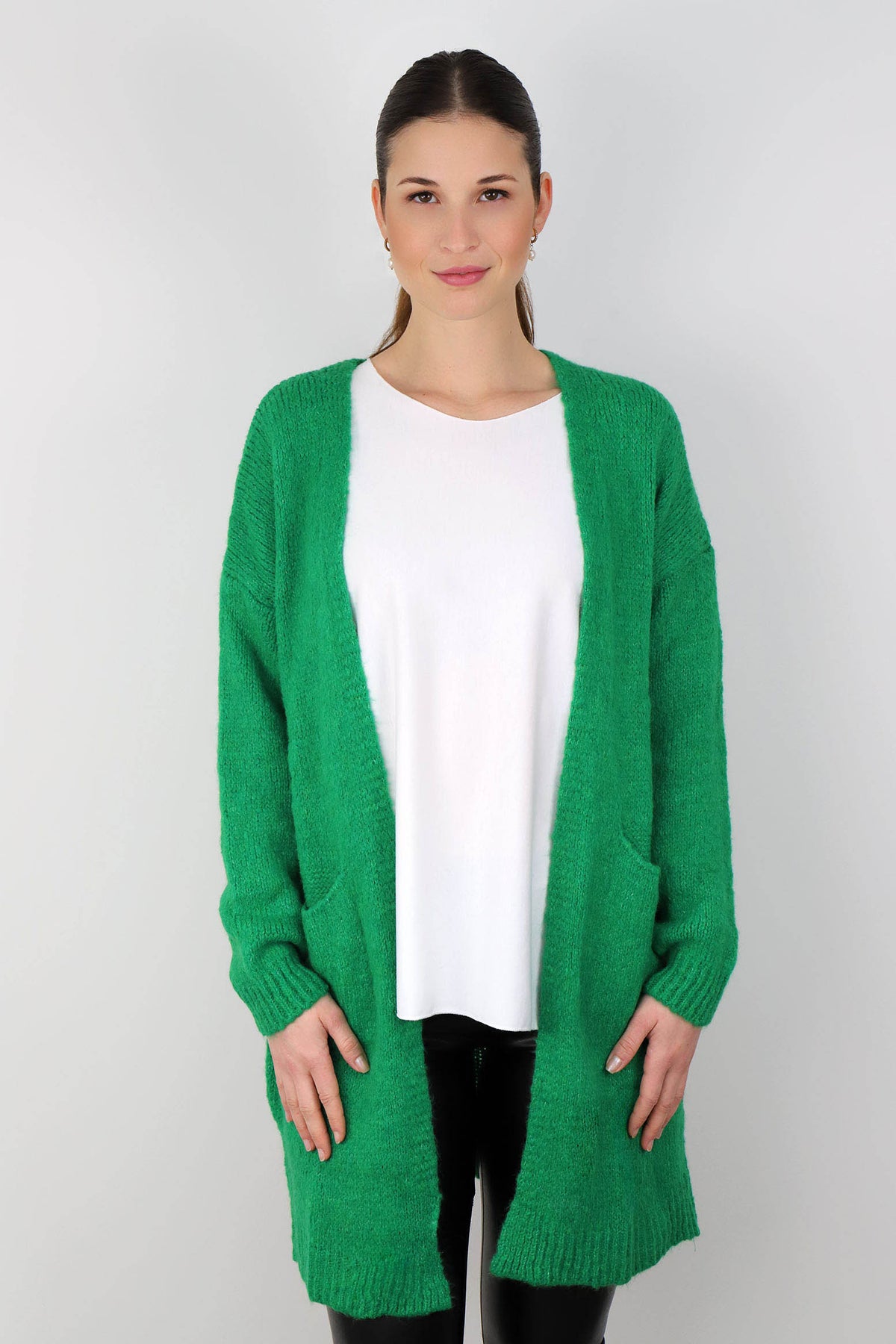 Strickjacke "Mailand" - Grün