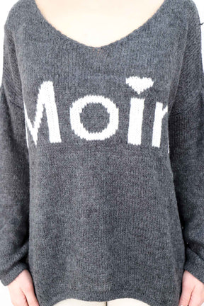 Pullover "Moin" - Anthrazit