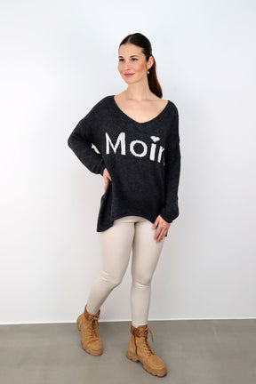 Pullover "Moin" - Anthrazit