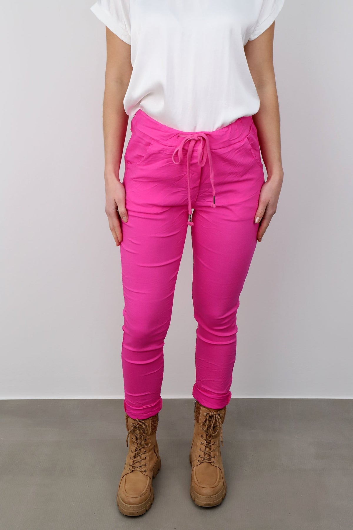 Casual Comfort Cargohose - Pink