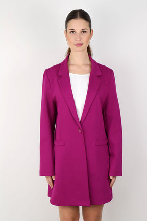 Long Blazer "Casual" - Beere