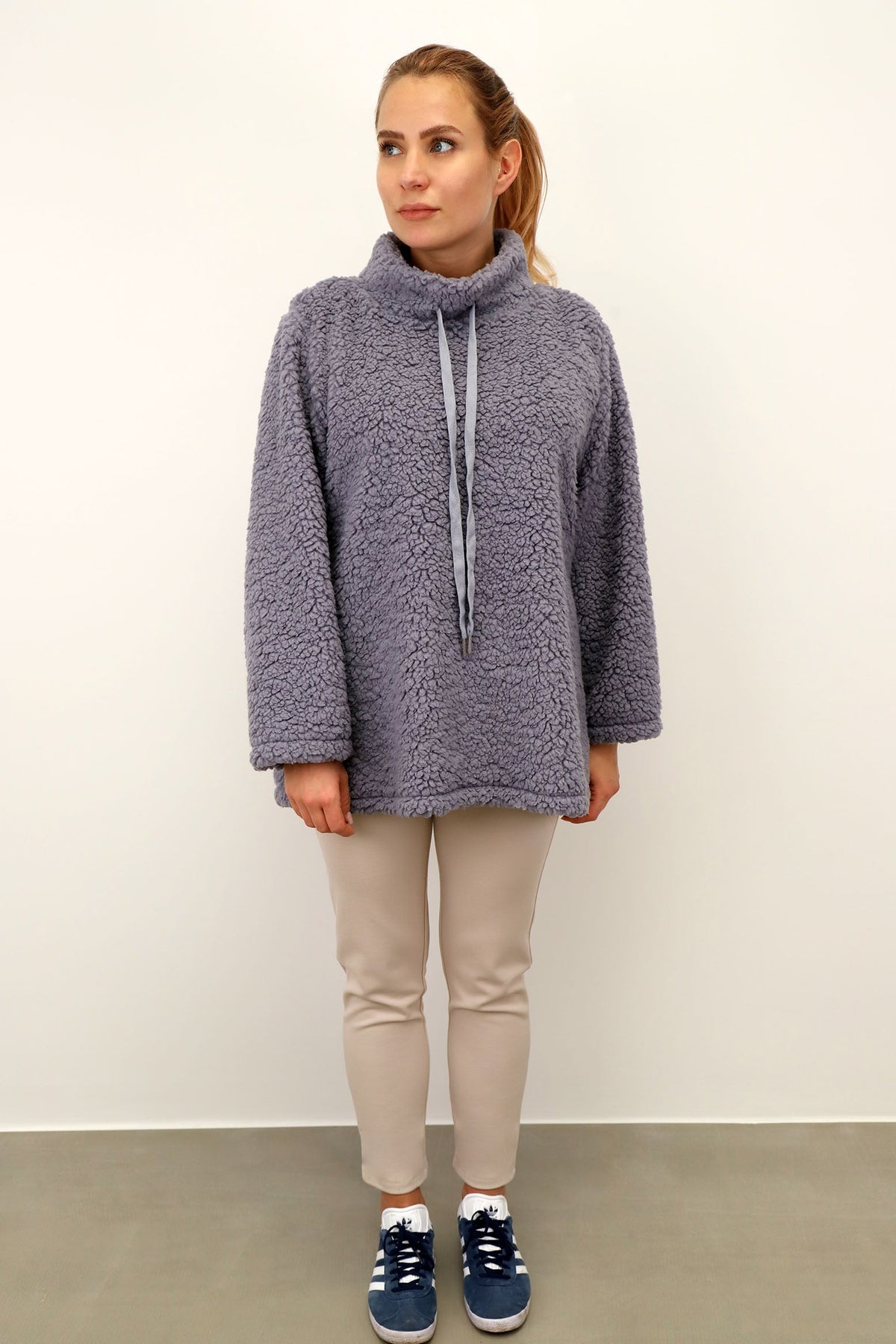 Pullover "Teddy" - Grau