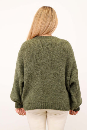 Pullover "Feder" - Khaki
