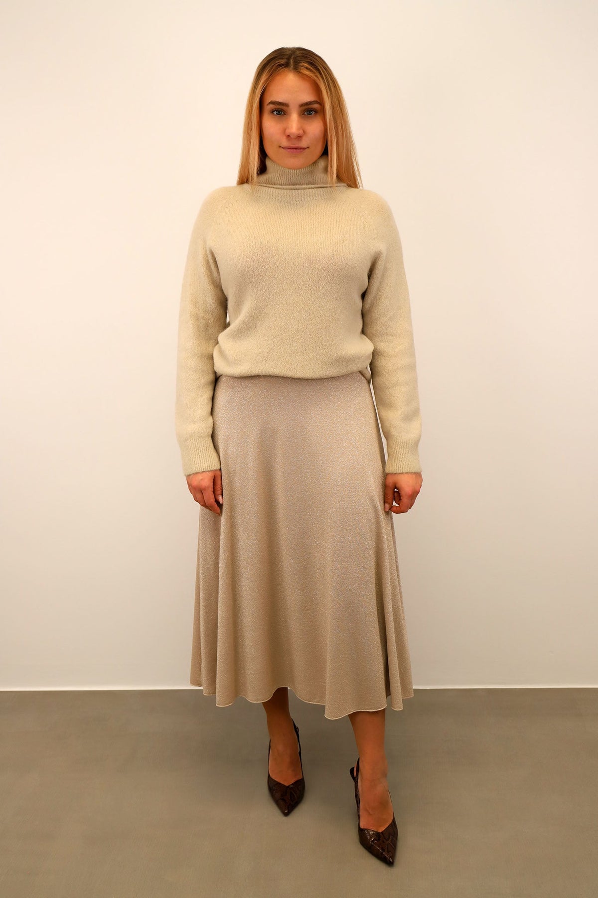 Rock "Festlich" - Beige