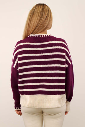 Pullover "Deal" - Beere