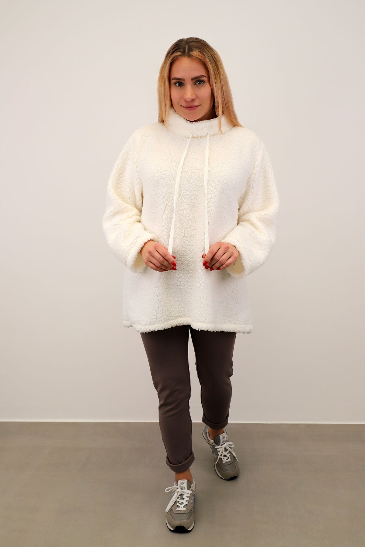 Pullover "Teddy" - Weiß
