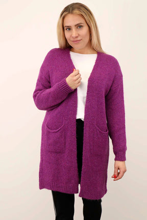 Strickjacke "Mailand" - Beere
